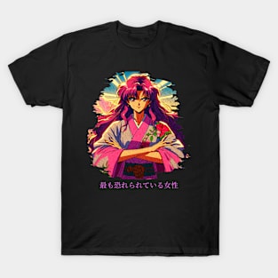 Female Anime Warrior T-Shirt